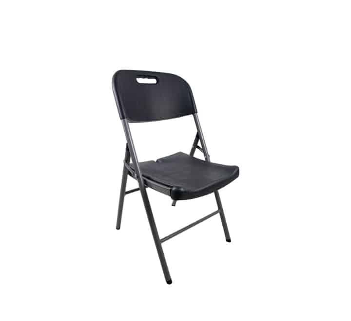 Foldable Plastic Chair-Black | Shop Today. Get it Tomorrow