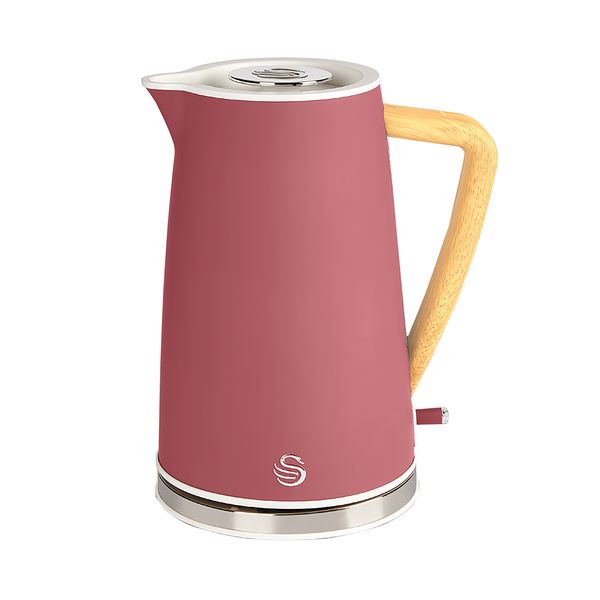 Swan Nordic Fuchsia Rose 1,7 Litre Stainless Steel Cordless Kettle
