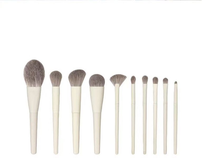 Zero Series Cosmetic Brush Set 10 Pieces Makeup Brush Set