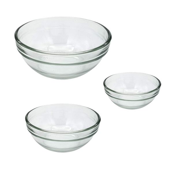 Beauty Glass Bowls Trio Set