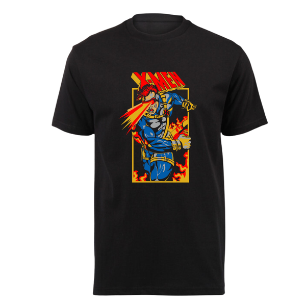 Kids Black Short Sleeve T-Shirt - X-men Cyclops Graphic T-Shirt