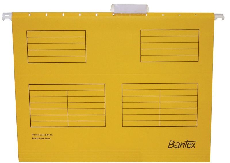 Suspension File A4 - 240 x 315 Wide -25's B3460 (Yellow)