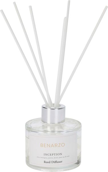 Diffuser in Glass Bottle with 6 Reed Sticks Fragrance Inception 80ml