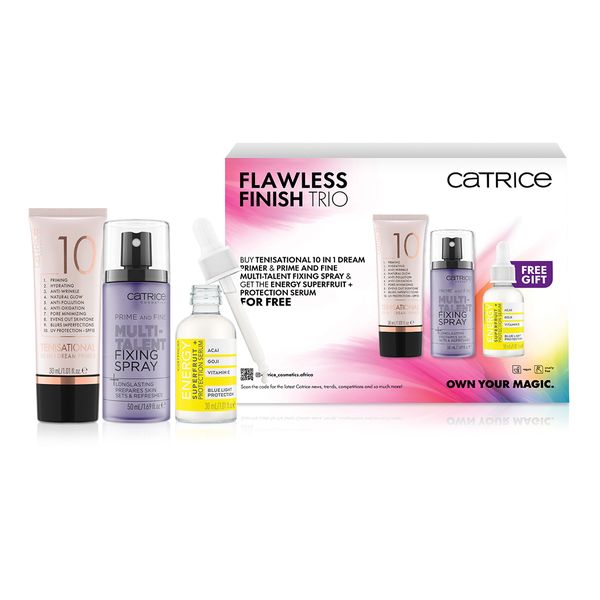 Catrice Flawless Finish Trio - FREE GIFT Glow Serum
