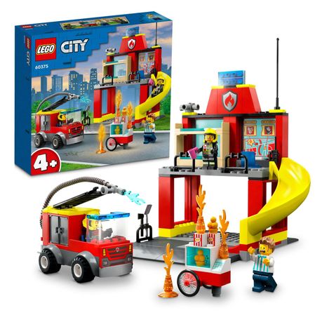 Lego fire online building