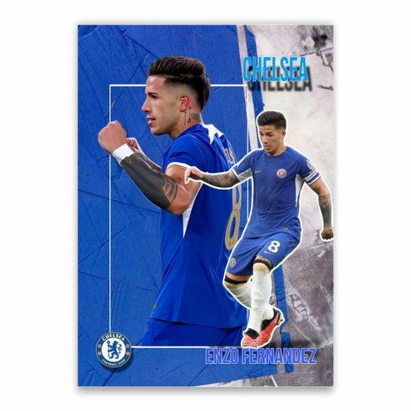 Enzo Fernandez Chelsea Poster - A1
