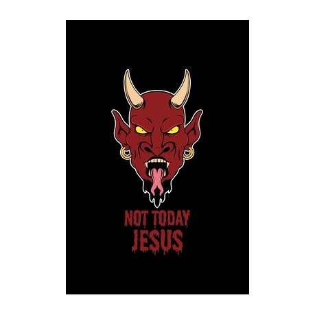 Not Today Jesus Dotted Notizbuch Mit Punkteraster A5 Halloween Satan Teufel Notizheft I Satanist Okkult Baphomet Satanismus Geschenk Buy Online In South Africa Takealot Com