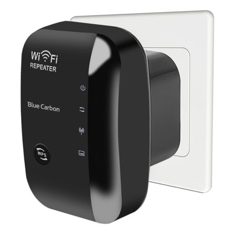 Blue Carbon Wifi Extender Wireless Internet Repeater up to 300Mbps