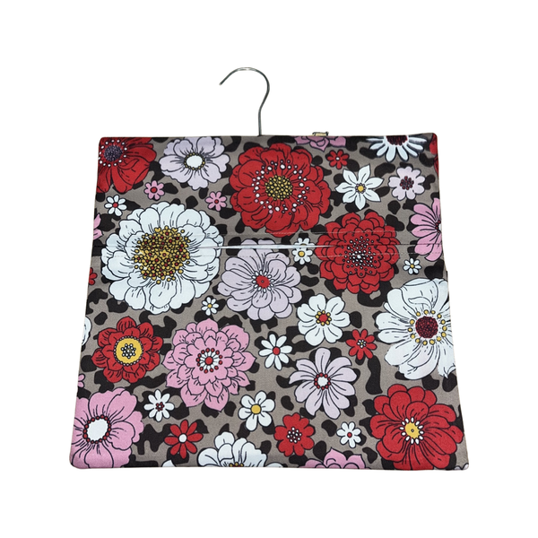 Laundry Peg Bags White, Pink and Red flowers
