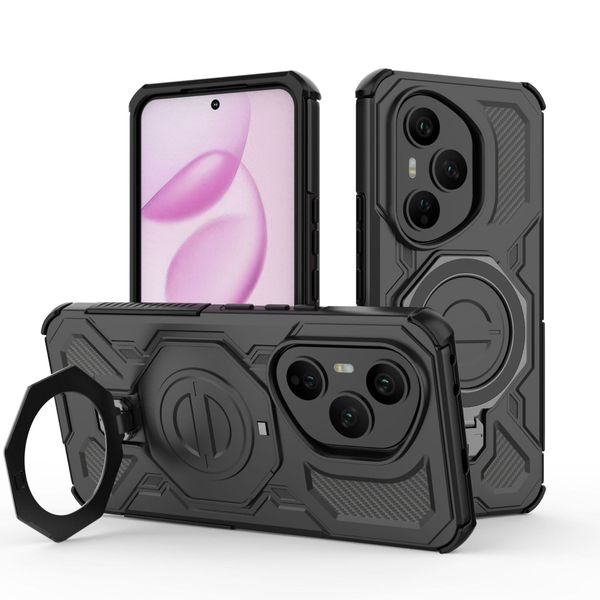 Phone Case Compatible With Honor 400 Pro Ring Stand Holder Back Cover