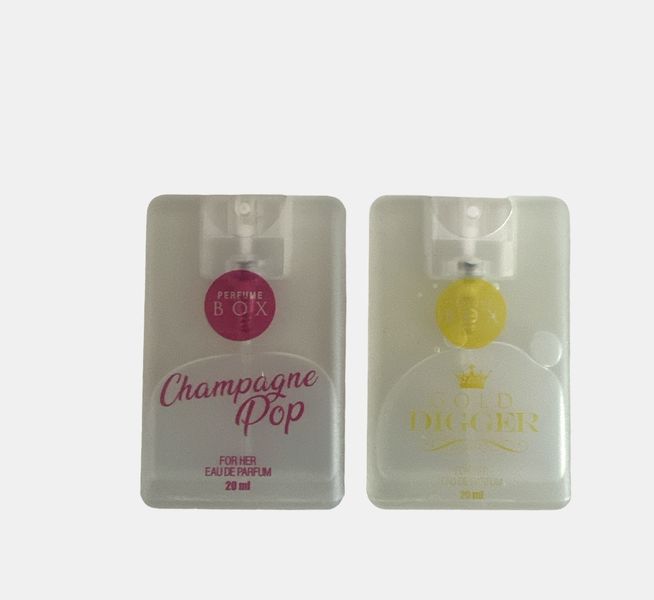 Perfume Box Combo set of Champagne Pop &amp; Gold Digger For Her Set of 2