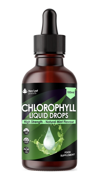 Liquid Chlorophyll Drops Strength with Natural Mint Flavour - Antioxidant