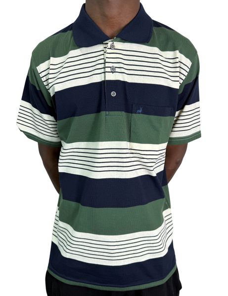New Gents Green Short Sleeve Golfer