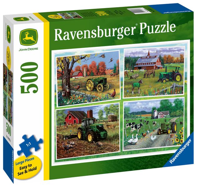 Ravensburger 500Piece Puzzle John Deere Classic