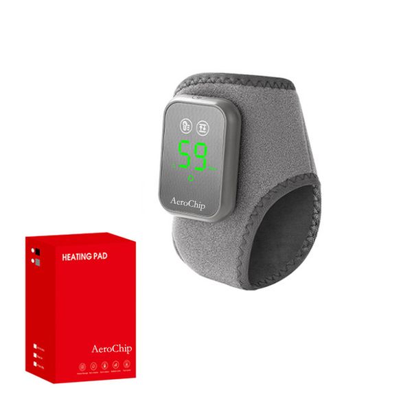 Rechargeable Ankle Massager with Heat, 3 Vibration &amp; 5-Speed Heat Modes