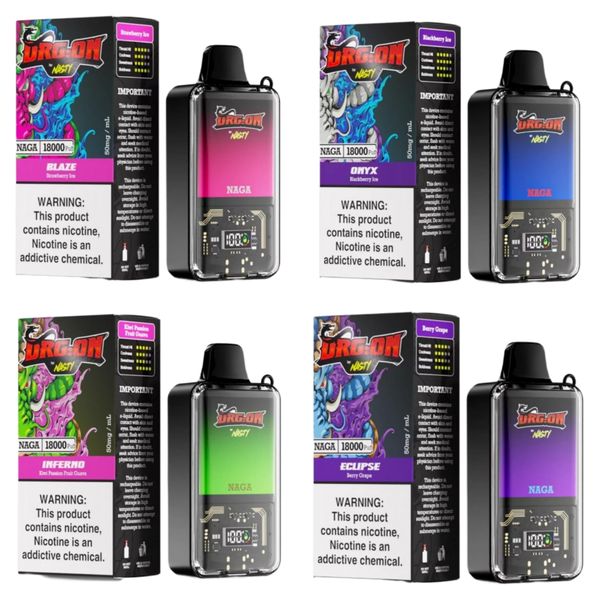 Nasty Dragon 18000 Puffs Disposable Vape - Yuvi Combo (Pack of 4)