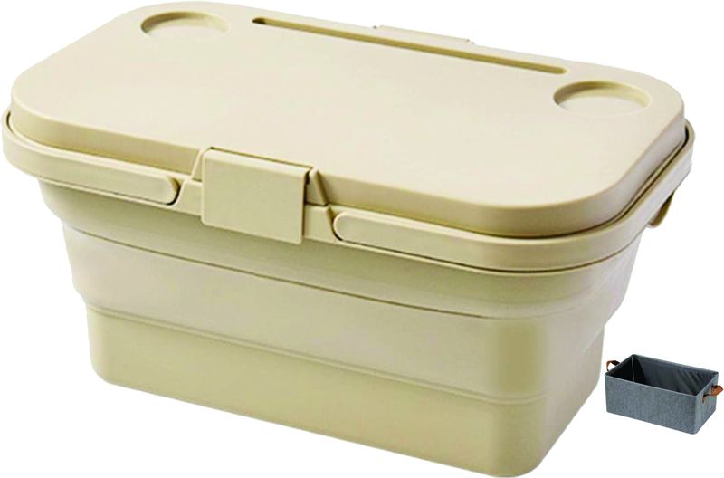 MultifunctionalPortablePicnicBasket,FoldableOutdoorStorageCampingBox