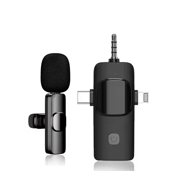 Plug And Wireless Lavalier Microphone Small Microphone for recording