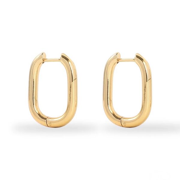 Ladies Gold Hoop Earrings