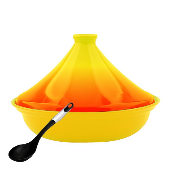 1.3 Liters Small - High Quality Ceramic Beautiful Tagine Pot with Lid