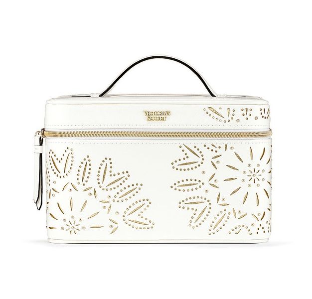 Victoria's Secret - Laser-Cut Floral Runway Vanity Case (White)