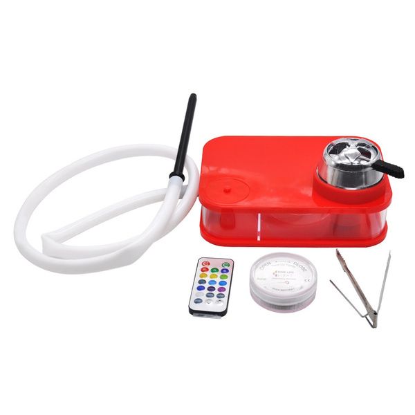 Hot Box Hookah Pipe - Red