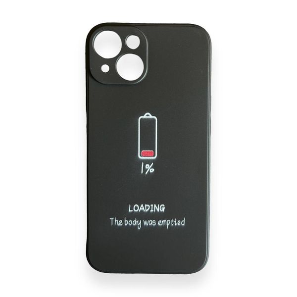 AMA Silicon Case 1 % Battery Life Print For iPhone 13 Pro Max