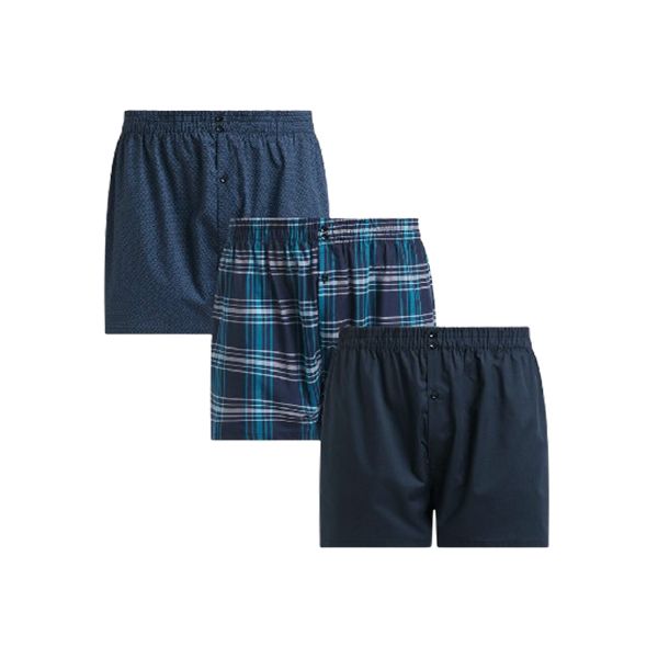 Secret Shield Men's MultiColour 3 Pack Boxer Shorts