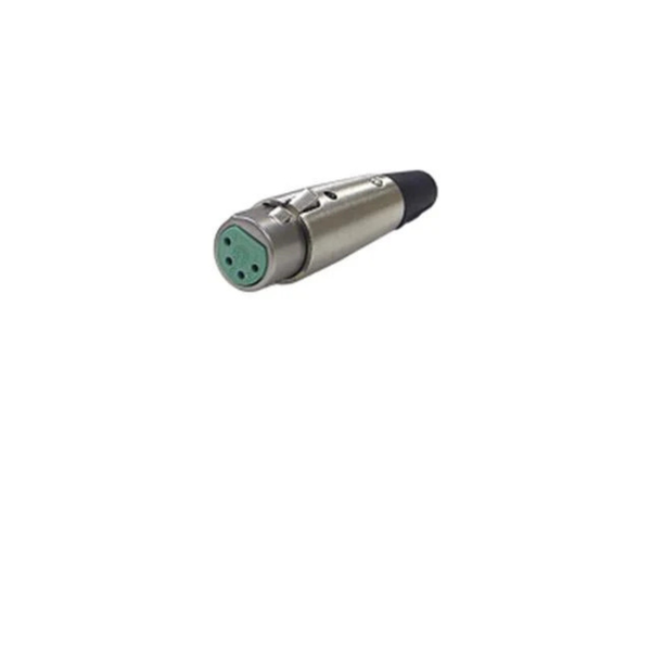 XLR-A4F 4-Pin Inline Female XLR Cable Connector with Screw Clamp