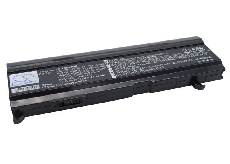 TOSHIBA Dynabook CX/45A Notebook, Laptop Battery/6600mAh