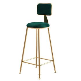 Luxury Design Multifunctional Velvet Bar Stool | Buy Online in South ...