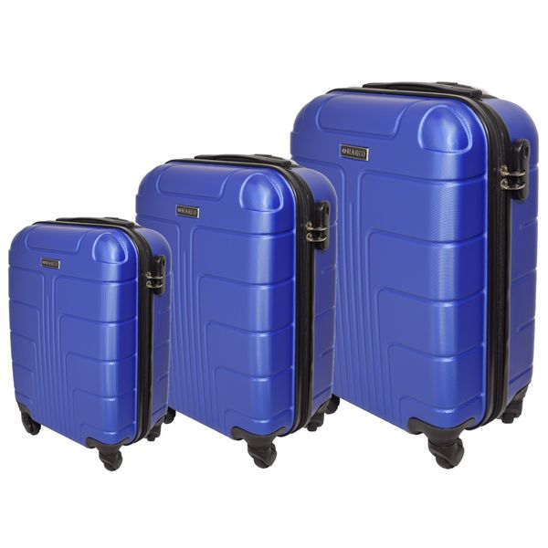 Marco Expedition Luggage Suitcase Bag - Set Of 3 - Blue