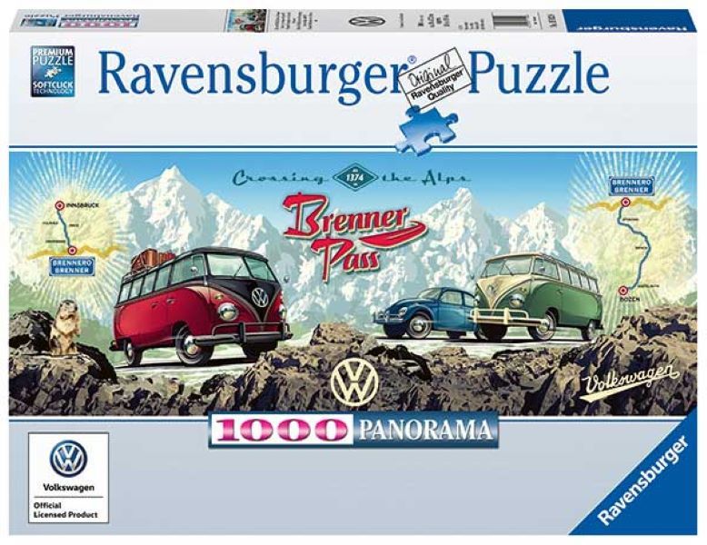 Ravensburger 1000Piece Puzzle the Alps with VW