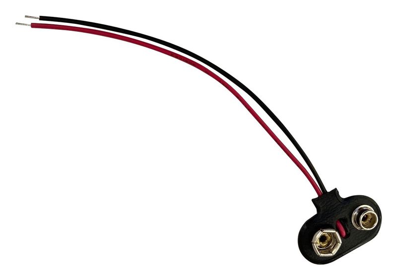 Multicomp Pro (MP006238) Battery Contact, PP3, Copper, 4" Wire Lead