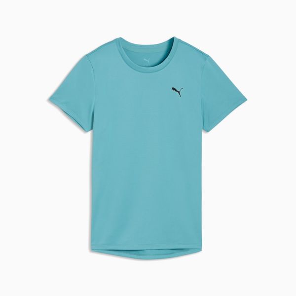 Puma Women's Train-All-Day Essential Crew Tee - Baltic Sea Blue