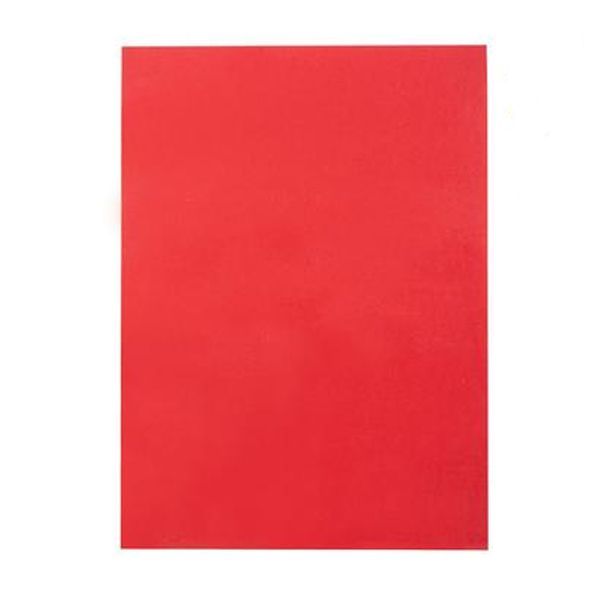 Art And Craft A4 Board 160g Sheet Red - 1 Individual Sheet
