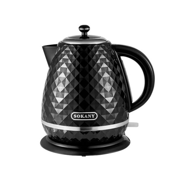 Sokany 1.7 Litre Cordless Electric Kettle Electric Kettle - Black