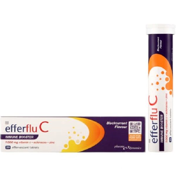 Efferflu-C - Immune Booster 20 Tablets - Blackcurrant