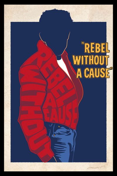 Warner Bros. Art Of The 100th (Rebel) Poster with Black Frame