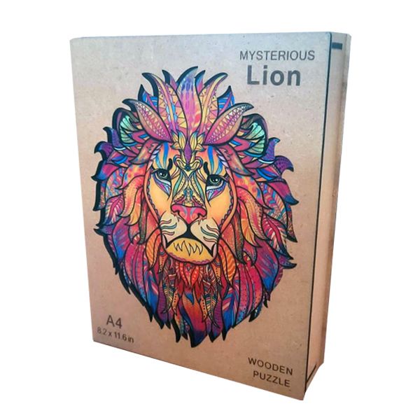 Wooden Animal Puzzle with Matching Sticker