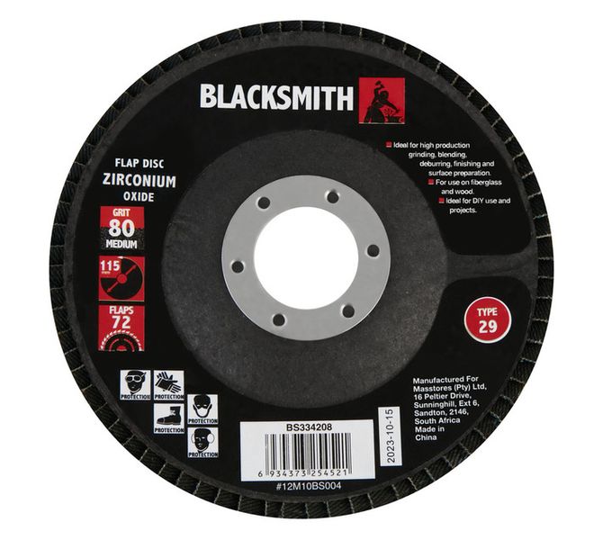 Flap Sanding Disc Zirconium Oxide T29/72Flap 115 mm 60 Grit