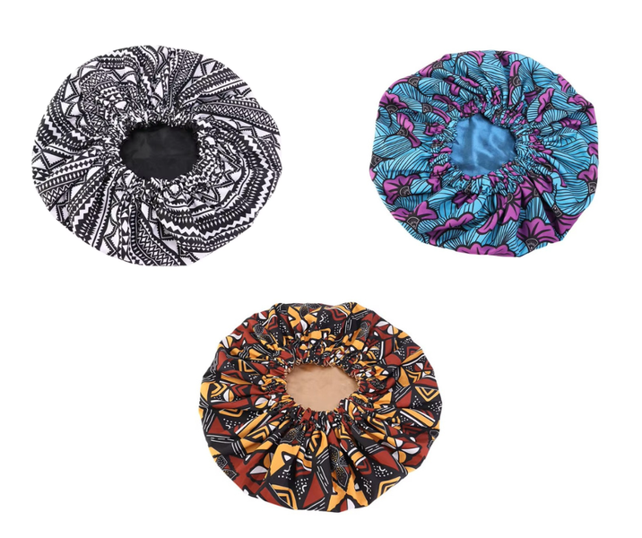 3 Pack Satin-lined Bonnets