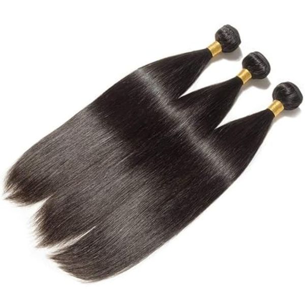 Beau Diva Straight Human Hair Bundles 14 14 14 Inch 100% Brazilian Unprocessed Hair