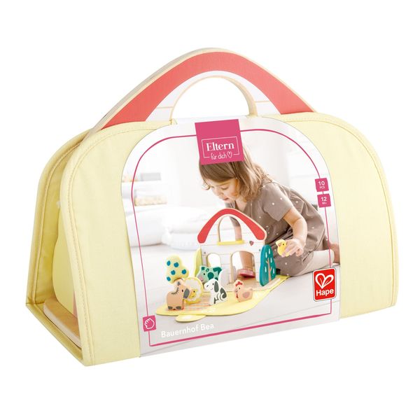Hape Farm House Faith Portable Wooden Playset