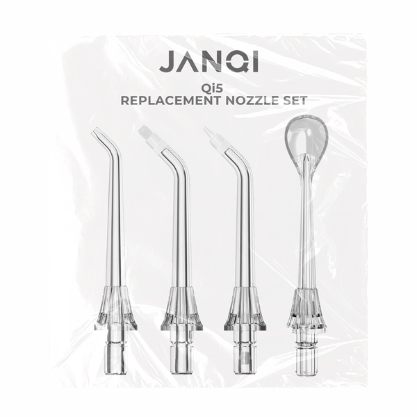 JANQI Qi5 Water Flosser Replacement Nozzle Set