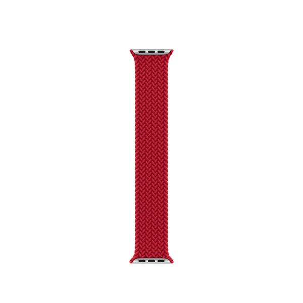 Watch Woven Single Loop Strap For Apple Watch - Red