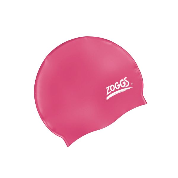 Zoggs Silicone Swim Cap Pink