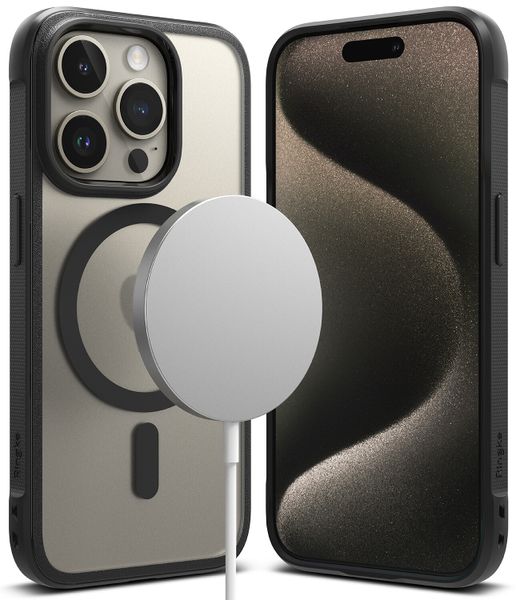 Fusion for iPhone 15 Pro MagSafe Accessories Case - Bold Black