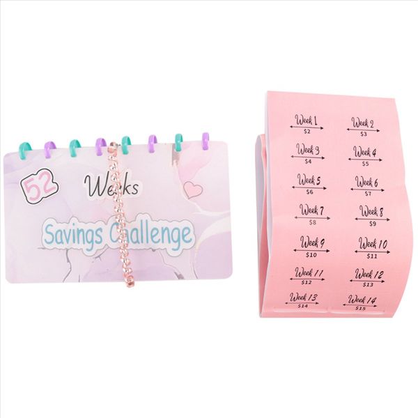 52 Week Savings Challenge Reusable Budget Book With Cash Envelopes