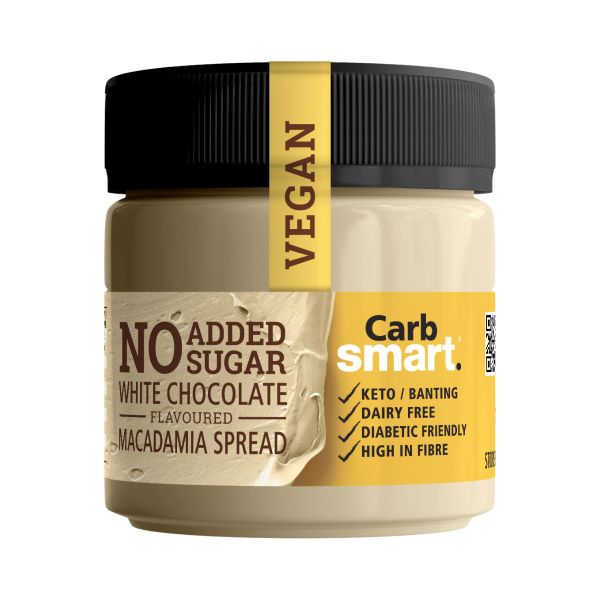 Carbsmart White Chocolate Flavoured Macadamia Spread - 250g
